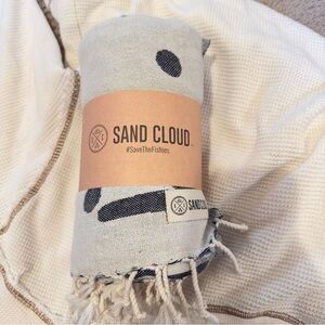 Gray and Black Bath Towel